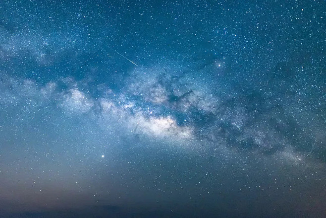 天空,星系,银河系,午夜,全身像Phi ...