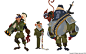 Monkey Soldiers Designs by mhannecke