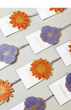 手心里旗舰店烫金香囊书签精美贺卡创意随身小香包纸质小清新礼物-tmall.com天猫