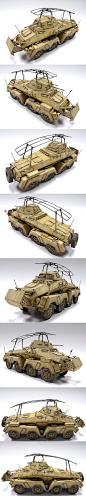 1/35 二战德国Sd.Kfz.232轮式装甲指挥车 - DRAFTICS作品_帝王模型小站