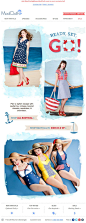 modcloth nautical summer/springtime presidents day weekend email