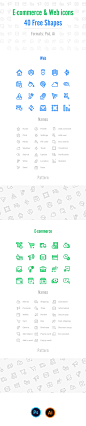 40 Free Icons (Psd, Ai) : Just freebie icon pack.