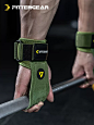 FitterGear健身力量训练防滑牛皮护掌硬拉引体向上器械护腕助力带-tmall.com天猫
