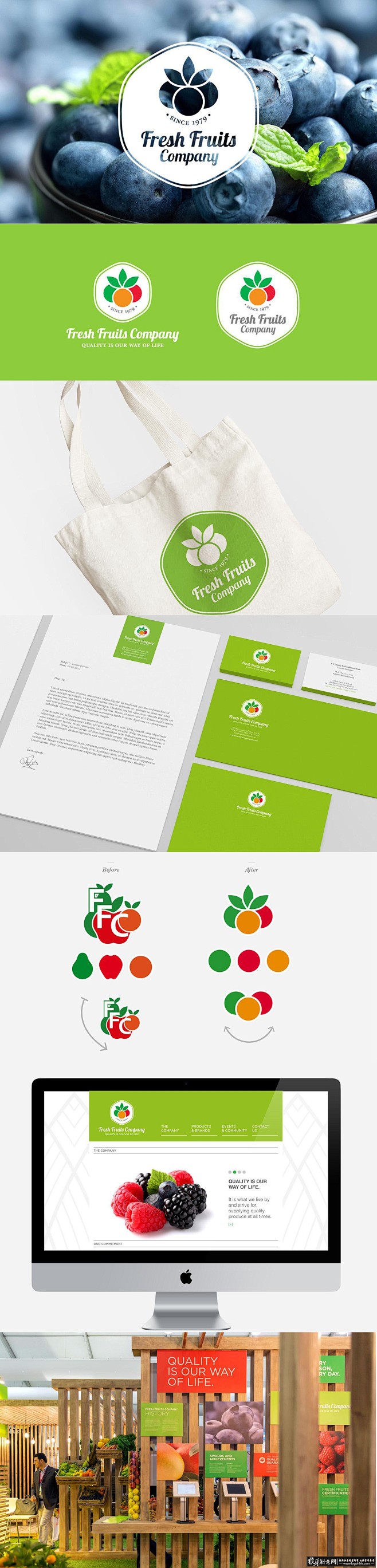VI品牌设计 水果公司logo创意欣赏,...