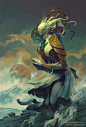 美国插画艺术家 Peter Mohrbacher 一组史诗般的奇幻插画艺术