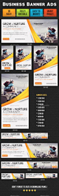 Corporate Business Banner Ads Template PSD