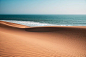 沙漠和海洋的超现实自然景观图片
