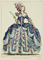 18世纪洛可可风的欧洲宫廷服装|洛可可|裙撑|胸衣_新浪网