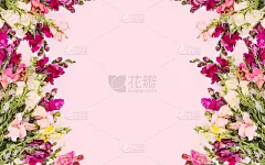 花邀请卡为婚礼，节省日期，谢谢，生意。