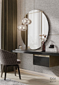 Dressing table for the guest bedroom. Krestovskiy de luxe. ____________ Туалетный столик для гостевой спальни. Крестовский делюкс.