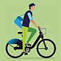 Deloitte Future of Mobility : Mobility managers, payment providers and city planners will all in the future contribute to making our everyday commute a seamless journey.  Deloitte is helping to make this future a reality. Combination of 2D character anima