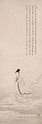 陈少梅——人物画欣赏 | 
陈少梅（1909-1954），名云彰，号升湖，学省梅。湖南衡山人。擅长中国画。自幼随父学画、参加中国画学研究会、为金北楼入室弟子。陈少梅上承马、夏、郭熙、浙派戴进、吴伟衣钵，兼师周臣、唐寅、仇英，一生转益多师，能工能简，水墨与重彩并长，山水、人物、花卉和书法均有一定造诣，笔墨潇洒而不失法度，艺术面貌渊穆清华，洋溢着和谐的节奏与优雅的韵律，形成了自己清逸淡雅、寓柔秀于阳刚的清劲画风，于艺坛独树一帜。