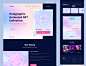  Holographic NFT Marketplace (full animation) by Faris Muhtadi ‍♂️ for Design Forty-Eight on Dribbble