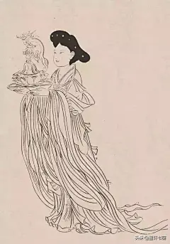 古代白描人物集锦100张，张张精彩！初学者收藏