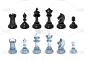 西洋跳棋,卒子,国际象棋,主教,式样,水平画幅,进行中,嬉戏的,智慧,象棋女王
