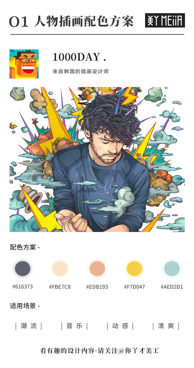 #设计秀# 每次要画人物插图时总是抓不准...