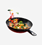 中餐爆炒虾仁素菜