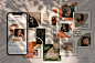 美学风格Ins正方形海报模板 RAUS - Instagram Square Template :  