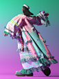 3d character-skirt