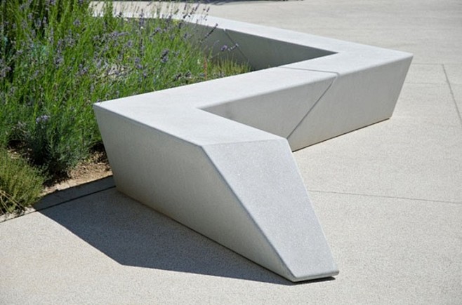 Concrete bench, Esco...