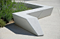 Concrete bench, Escofet Milenio by Woodhouse