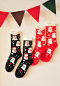 超可爱 圣诞节雪人袜子-淘宝网
