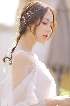 月半波女采集到新娘新娘