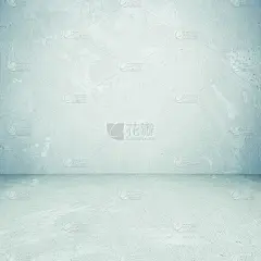 空绿色水泥房，背景，横幅，室内设计，产品展示蒙太奇，模拟背景