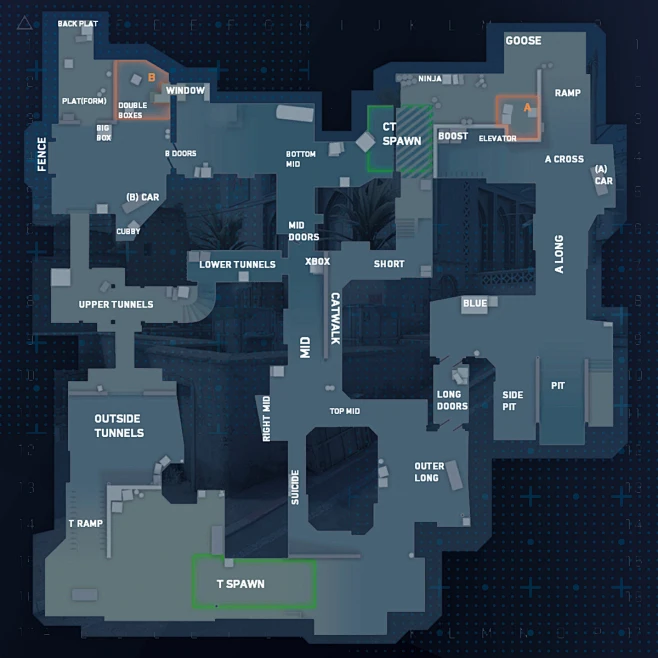 CS：GO /CS 2 全地图英文点位 - 哔哩哔哩-花瓣网