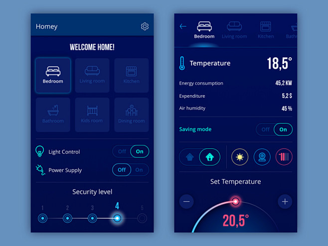 智能时代！12张智能家居App设计灵感 ...