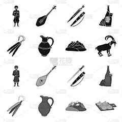 传统,看风景,国内著名景点,含酒精饮料,糖果,山羊,动物,瓶子,岩石,复古
