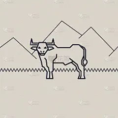 几何形状,公牛,商务,折纸工艺,技术,模板,动物,品牌名称,艺术品,绘制