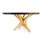 PATCH | Dining Table, Center Table, Wood Top Table by Boca do Lobo : PATCH is a intricate wood veneer top dining room table. A sophisticated roud dining table.