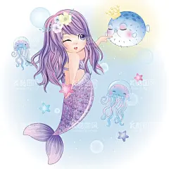 卡通美人鱼  - 源文件下载【酷图网】卡通美人鱼,卡通,素材,插图,元素,矢量,可爱,美人鱼插画,美人鱼,小美人鱼,海报素材,手绘,手绘美人鱼,美人鱼素材,美人鱼元素,人鱼公主,鲛人,海妖,绘本,海底世界,水族馆,水下,人鱼,图案,唯美,梦幻,童话,女性,人物,美女,水母,美人鱼尾,鱼美人,海底,性感美人鱼,女孩,幼儿园,宝宝宴,Q版