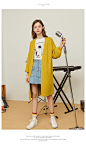 ROSEL新款韩版针织衫女打底中长款打底修身长袖麻花毛衣开衫外套-tmall.com天猫