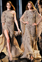 Elie Saab Couture Fall/Winter 2010/2011 earth tones shimmery  evening gowns