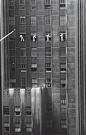 New York City window washers, 1958