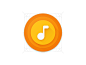 音乐图标 #App# #icon# #图标# #Logo# #扁平# 采集@GrayKam
