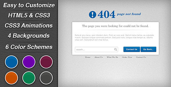Simplistic 404 - 404...