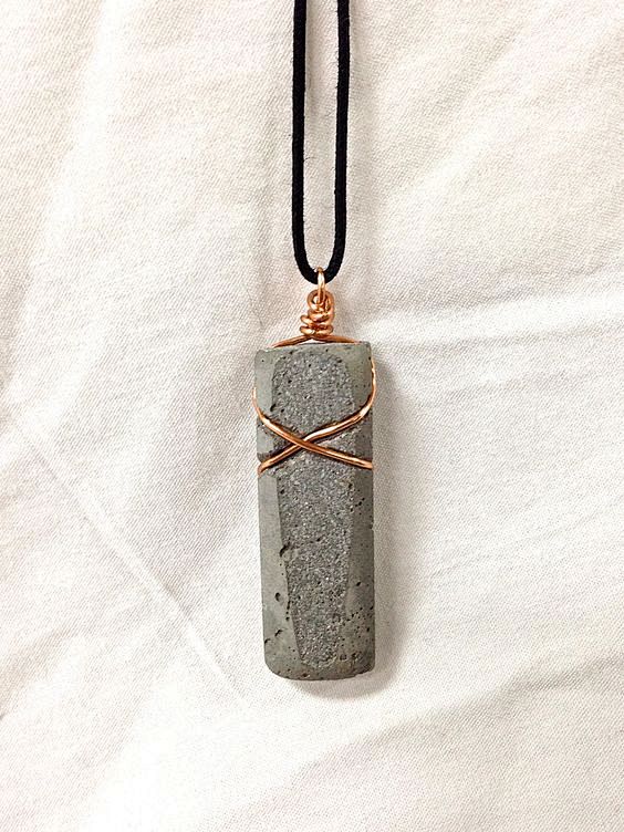 concrete jewelry: 