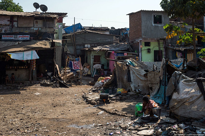 孟买游记，孟买的贫民窟 <wbr>- <...