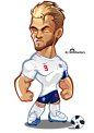 harry kane caricature