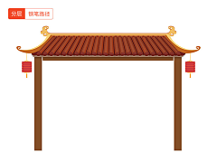 千木77采集到房檐