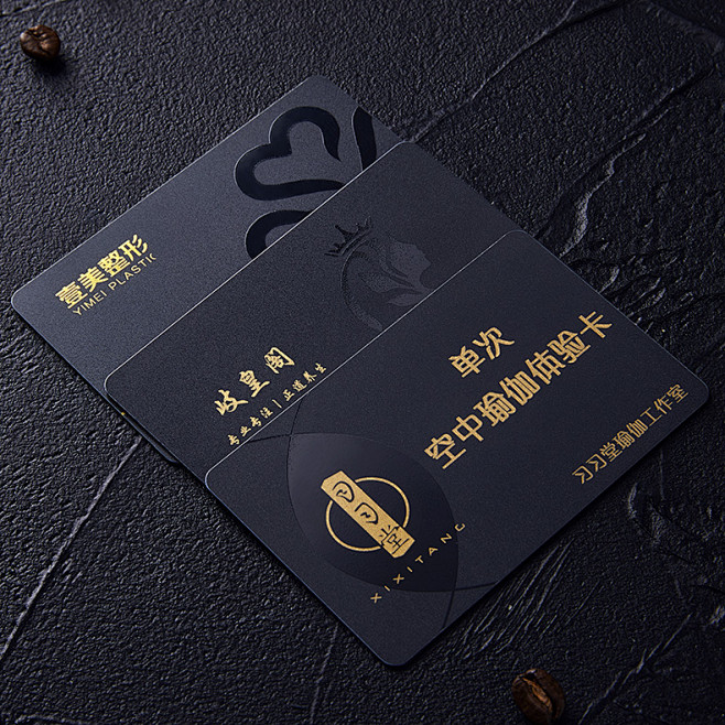 会员卡定制pvc卡磁条卡制作黑卡金卡定做...