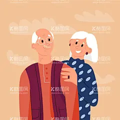 老年人 外公外婆上年纪  - 源文件下载【酷图网】老年人,爷爷奶奶,外公外婆,卡通人物,敬老,上年纪,祖父母,外祖父母,老年生活