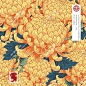 卡通彩绘植物菊花朵艺术设计包装贺卡封面矢量图素材中式风格241-淘宝网