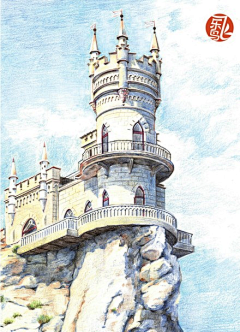 忧桑蛋采集到CA-画画素材_彩铅