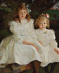 frank-w-benson-two-little-girls-1903.jpg (1998×2496)