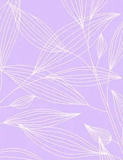 图源免费EPS |Vertical template with large violet outline leaves in line art on a dark background. Design of covers of notebooks, albums, poster