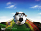 足球世界杯创意分层素材高清PSD素材广告海报素材